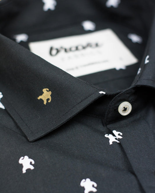 Camicia Brava Fabrics 100% Cotone Biologico GOTS edizione limitata "SITGES" - Caminaròli Ethical Fashion