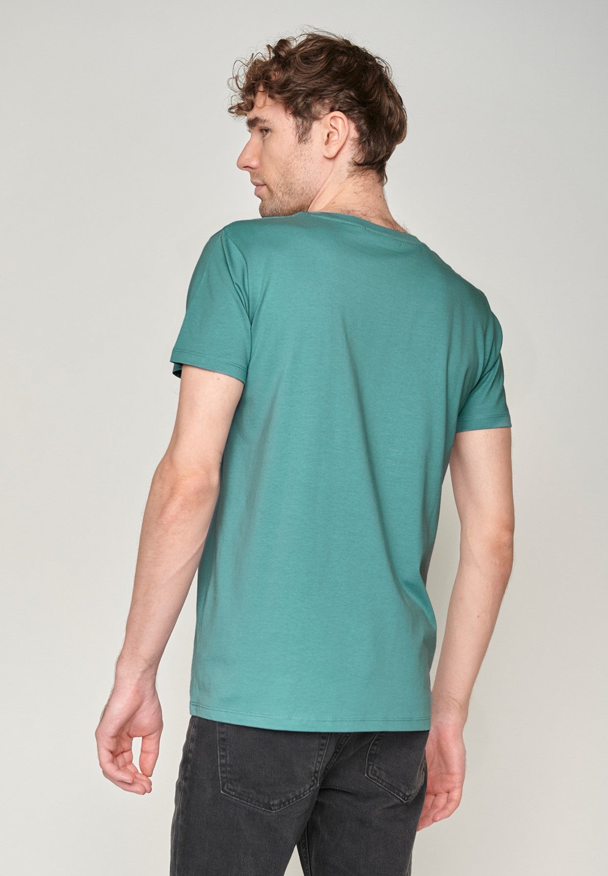 T-shirt 100% Cotone Biologico - Basic Marine Blue