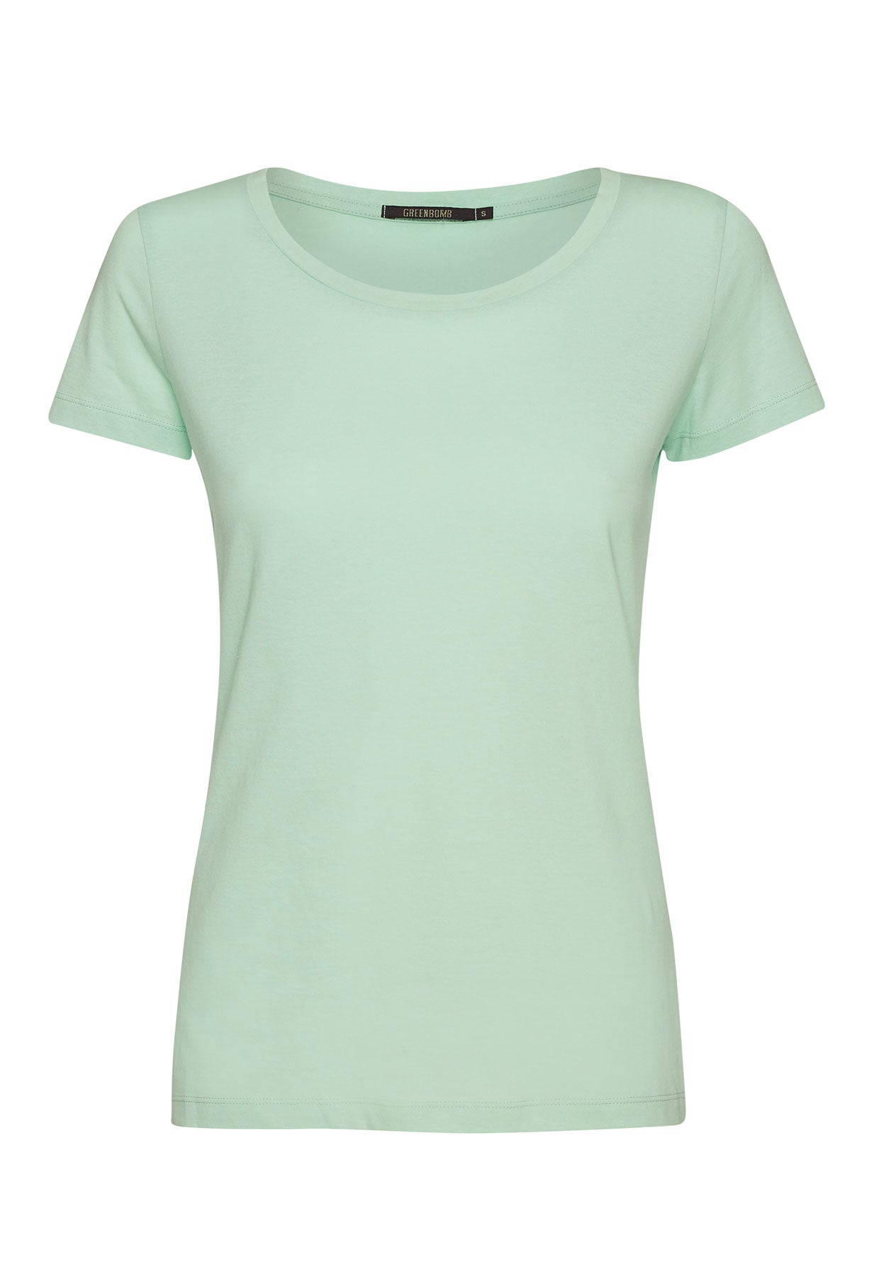 T-shirt 100% Cotone Biologico - Basic Loves Spring Green