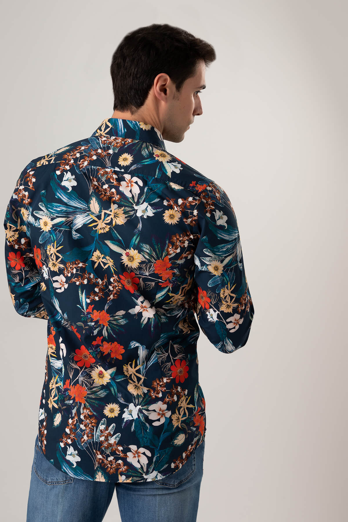 Camicia 100% Cotone Biologico GOTS - Flower