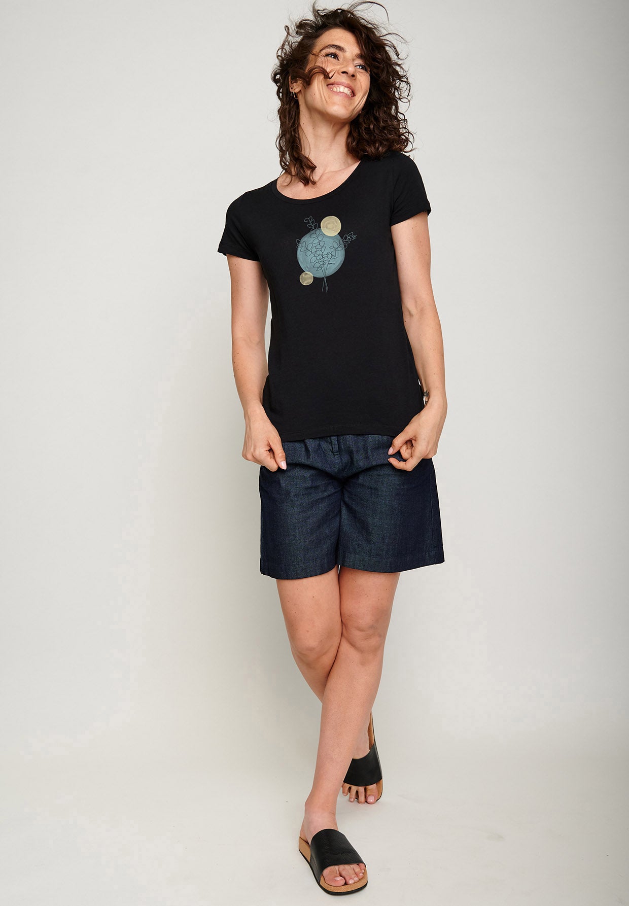 T-shirt 100% Cotone Biologico - Eucalyptus