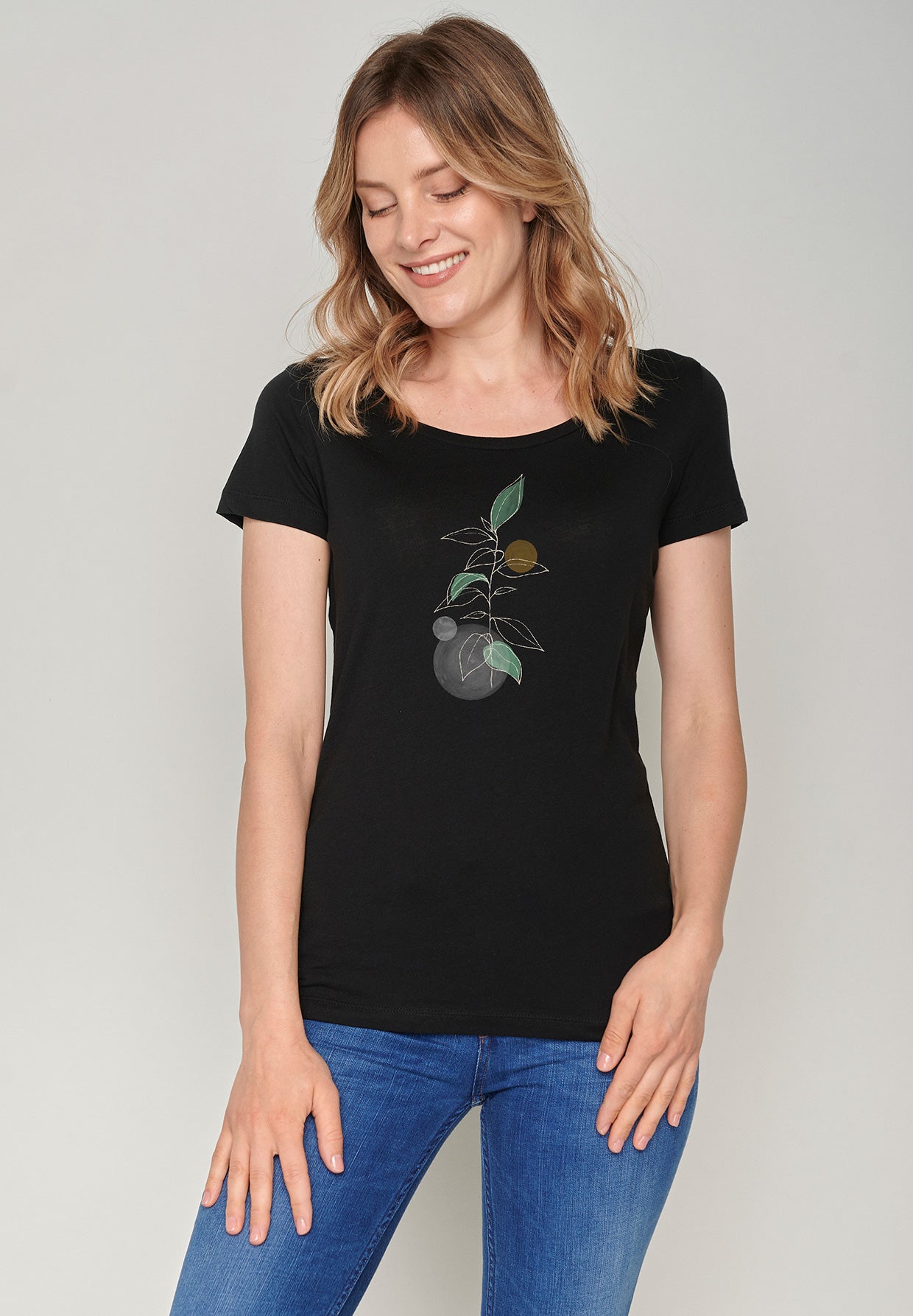 T-shirt 100% Cotone Biologico - Plants Bubbles