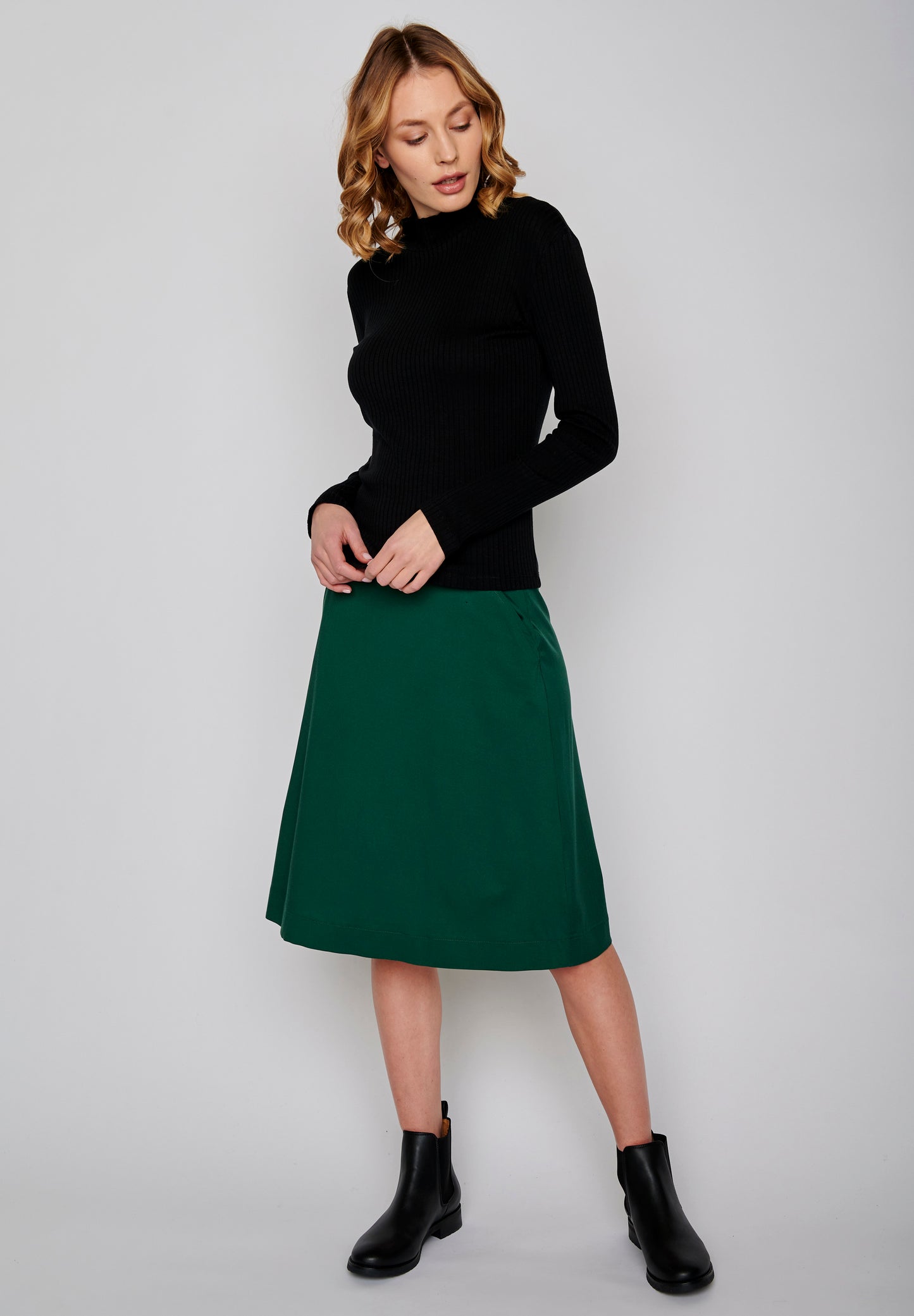 Dolcevita Jumper in Tencel - WEAK