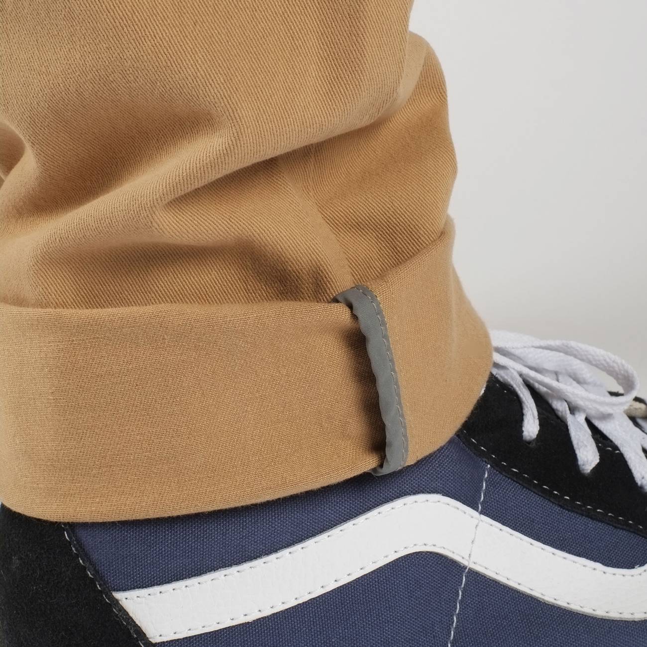 Pantalone 100% cotone biologico GOTS - Khaki - Caminaròli Ethical Fashion