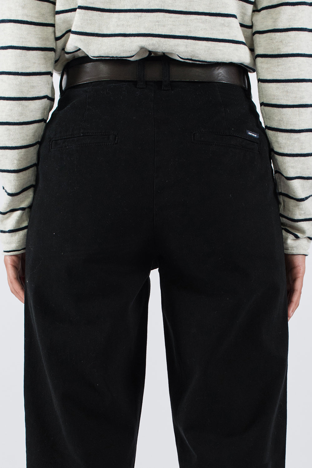 Pantalone 100% Cotone Biologico GOTS - Lara black - Caminaròli Ethical Fashion