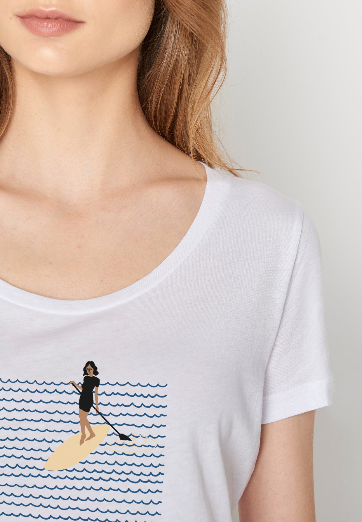 T-shirt 100% Cotone Biologico - GOTS SUP LOVES