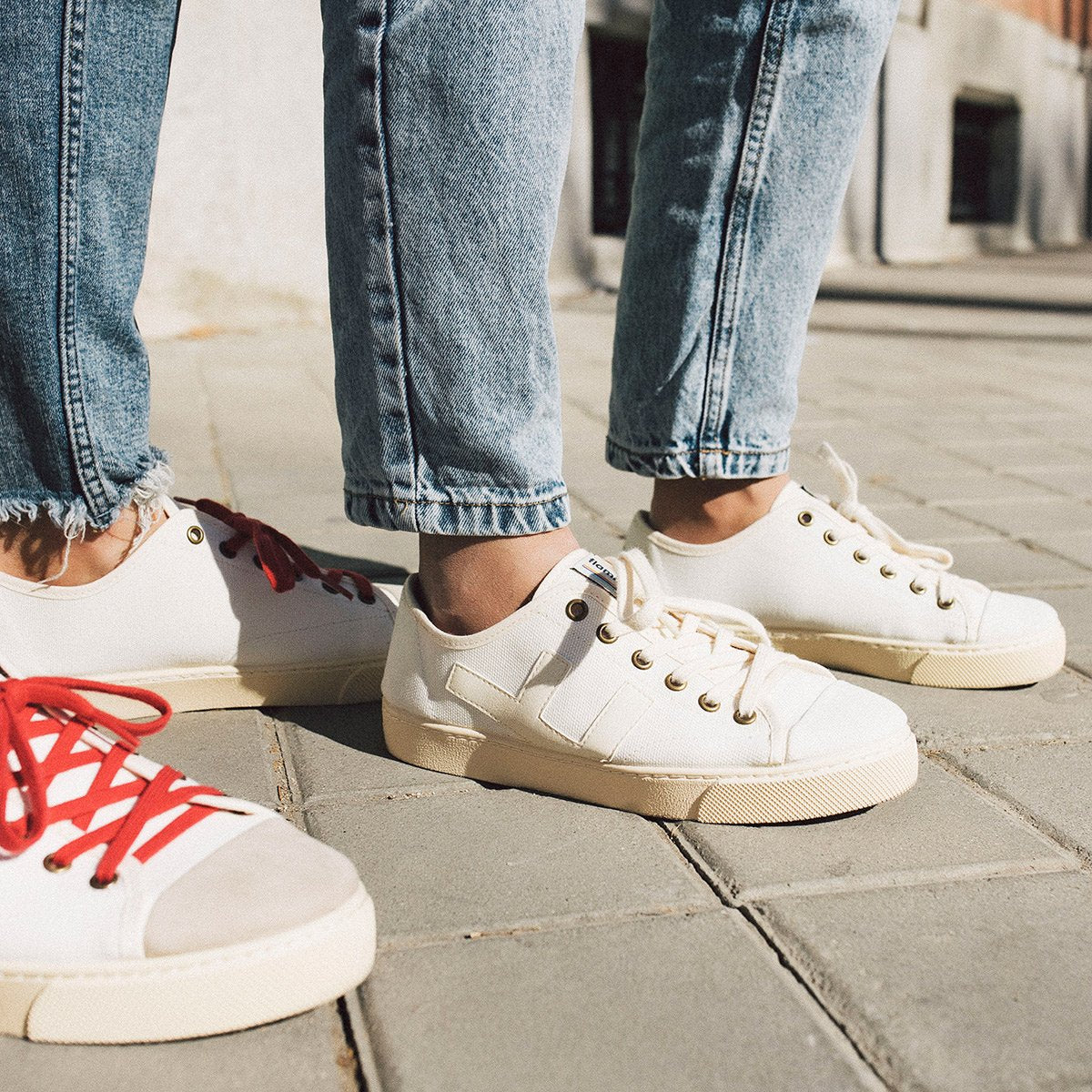 Scarpe Flamingos Life - Ivory - Caminaròli Ethical Fashion