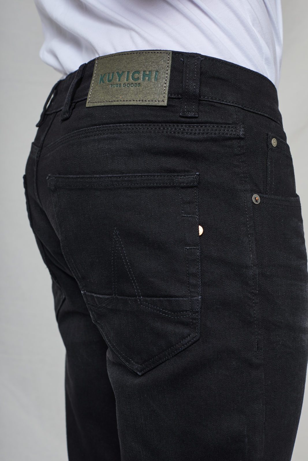 Jeans Slim 100% Cotone Biologico GOTS - Jamie Black - Caminaròli Ethical Fashion