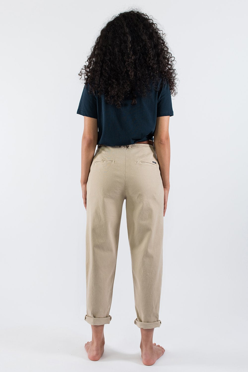 Pantalone 100% Cotone Biologico GOTS - Lara Sand - Caminaròli Ethical Fashion