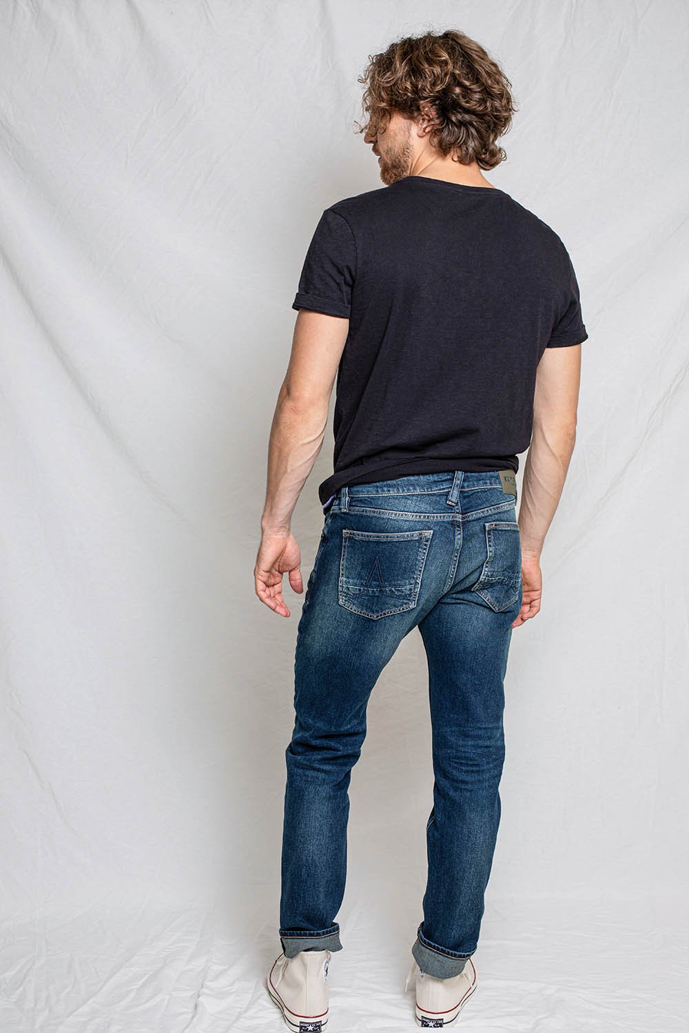 Jeans Straight 100% Cotone Biologico GOTS - Nick lived in - Caminaròli Ethical Fashion