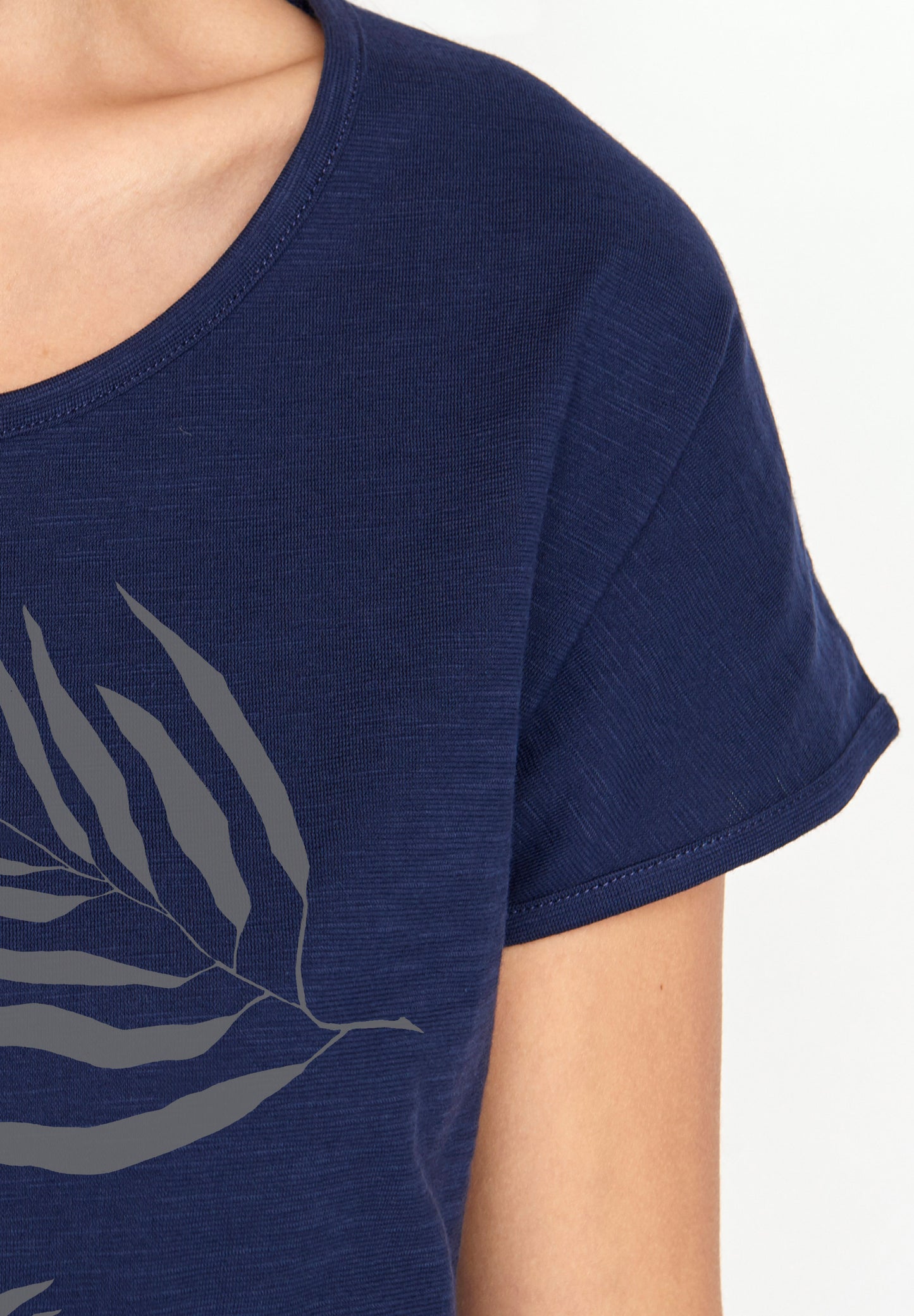 T-shirt 100% Cotone Biologico - JUNGLE LEAVES COOL