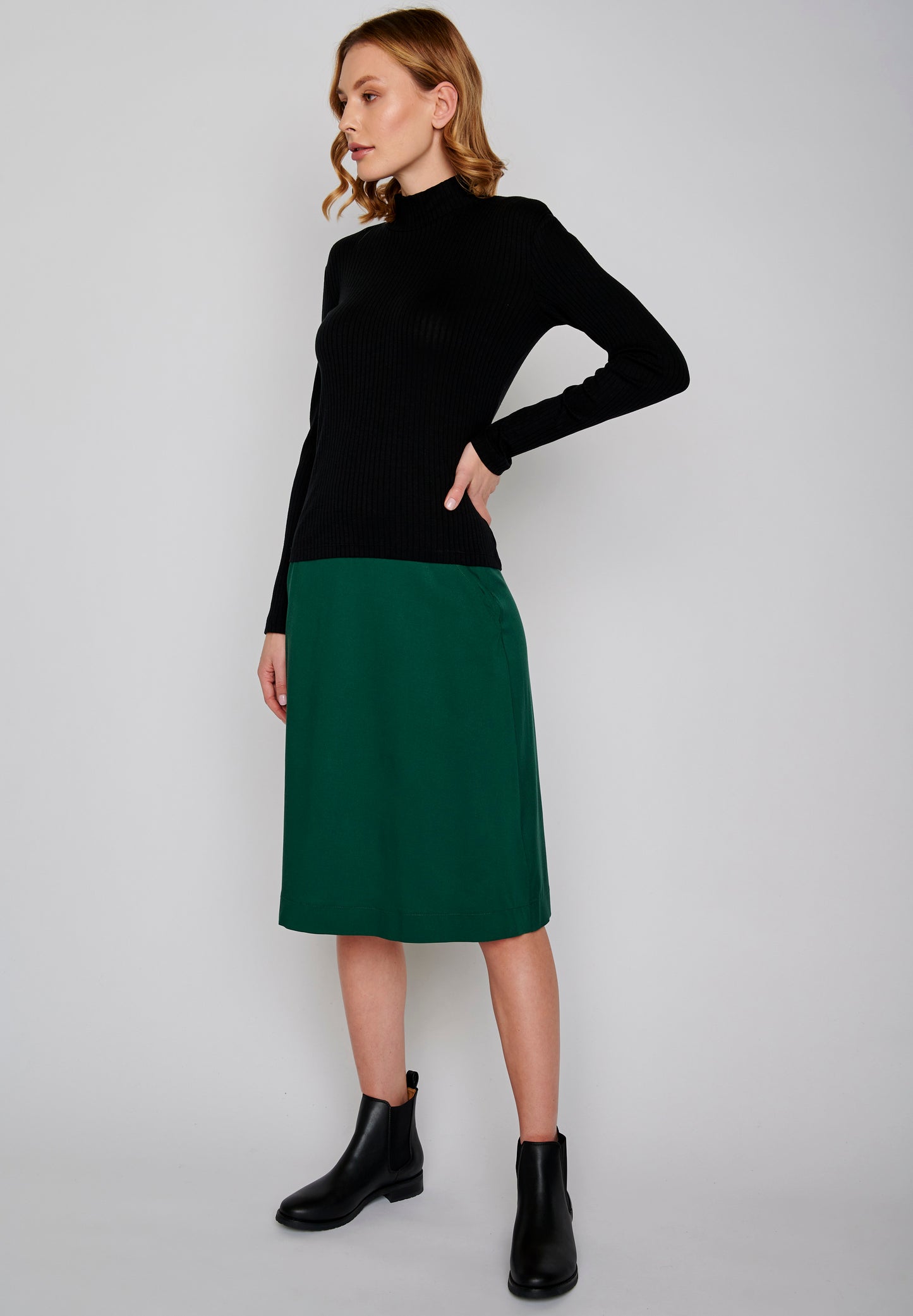 Dolcevita Jumper in Tencel - WEAK