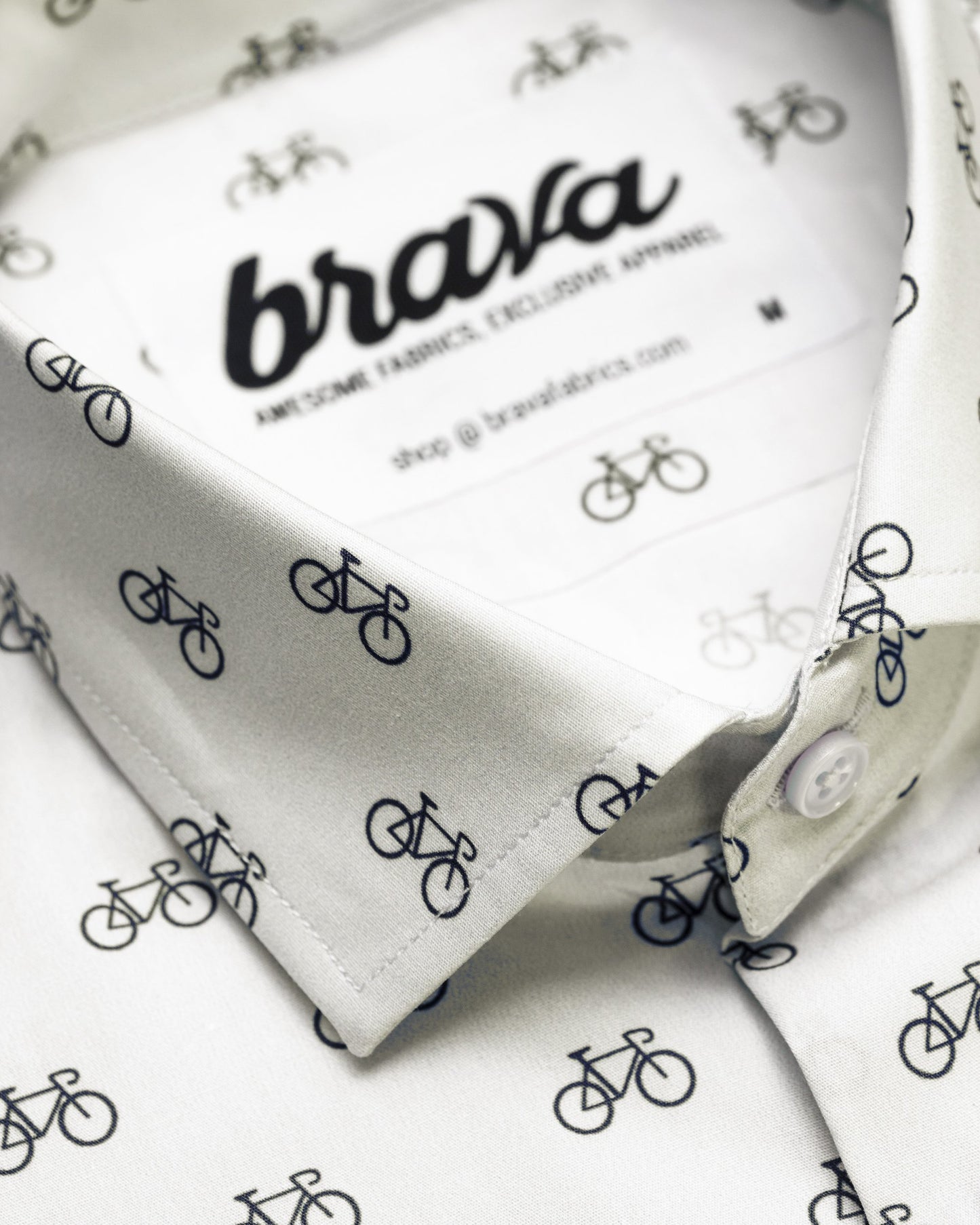 Camicia 100% Cotone Biologico GOTS - Bici - Caminaròli Ethical Fashion