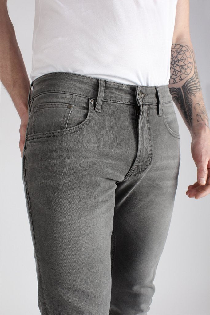 Jeans Skinny 100% Cotone Biologico GOTS - Rabel Grey - Caminaròli Ethical Fashion