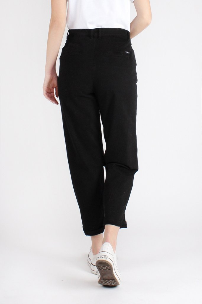 Pantalone 100% Cotone Biologico GOTS - Lara black - Caminaròli Ethical Fashion