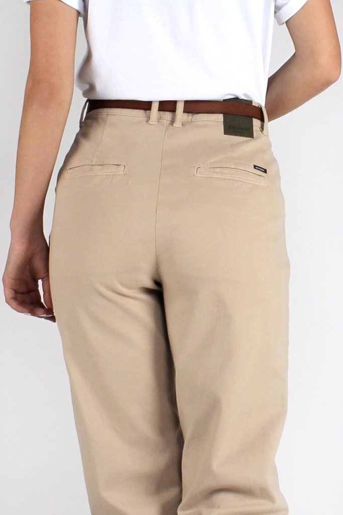 Pantalone 100% Cotone Biologico GOTS - Lara Sand - Caminaròli Ethical Fashion