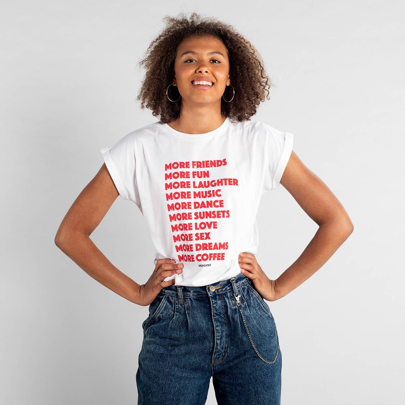 T-shirt 100% Cotone Biologico GOTS - More - Caminaròli Ethical Fashion