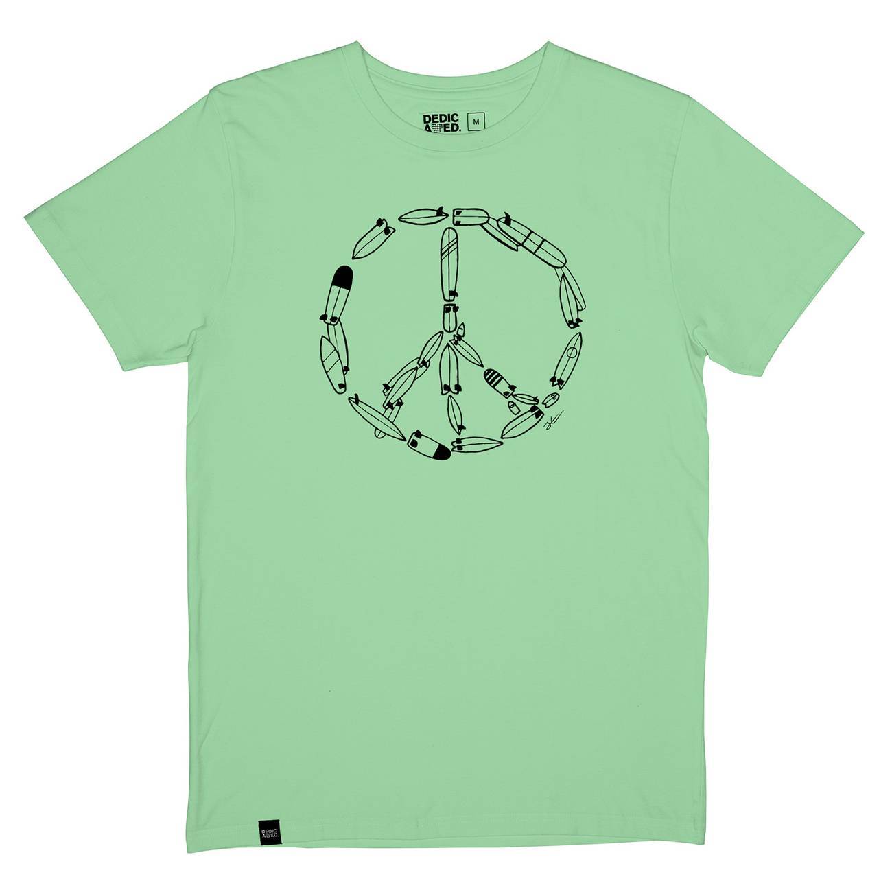 T-shirt collaborazione con @jonas_draws 100% Cotone Biologico GOTS - Peace - Caminaròli Ethical Fashion