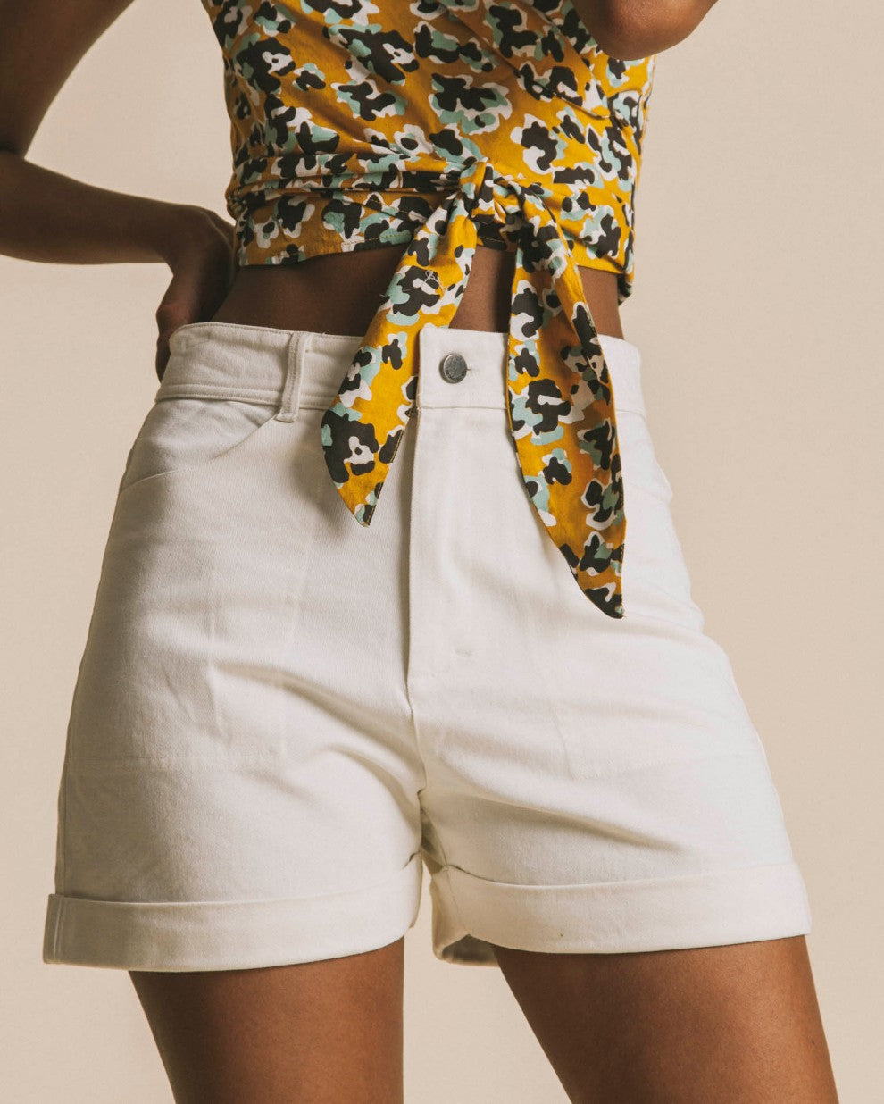 Shorts 100% Cotone Biologico GOTS - Caminaròli Ethical Fashion