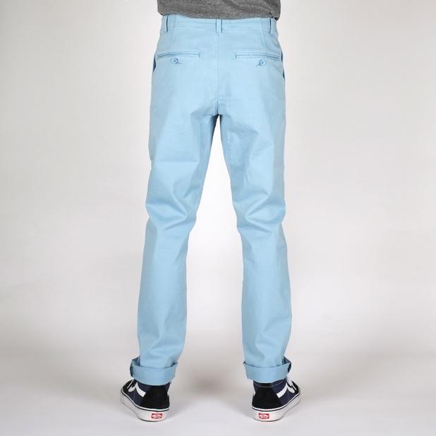 Pantalone 100% Cotone Oragnico GOTS -Azzurro - Caminaròli Ethical Fashion